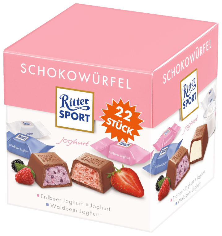 конфеты Riter Sport Choco Box Yogurt / Ритер Спорт Шоко Бокс йогурт 176гр (Германия) - фотография № 1