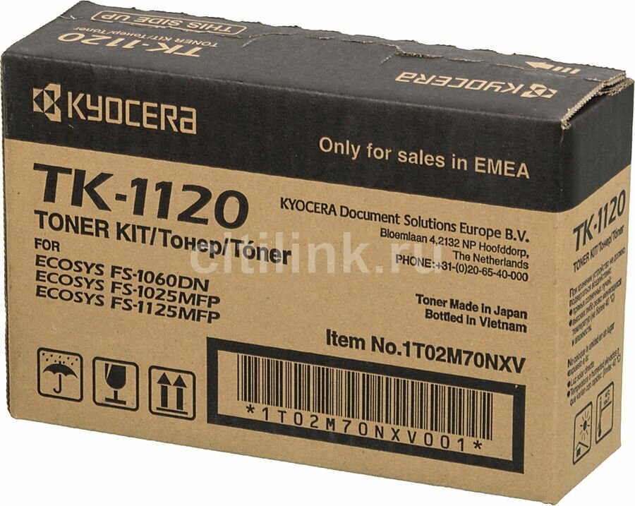 Картридж KYOCERA TK-1120, черный / 1T02M70NX1