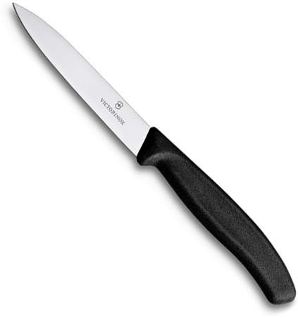 Нож Victorinox для очистки овощей лезвие 10 см черный