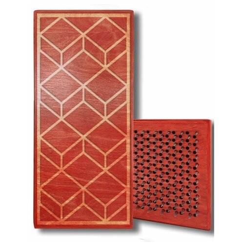 фото Доска садху с динамическими гвоздями, мозаика - 19 шаг 10мм красная goodwood