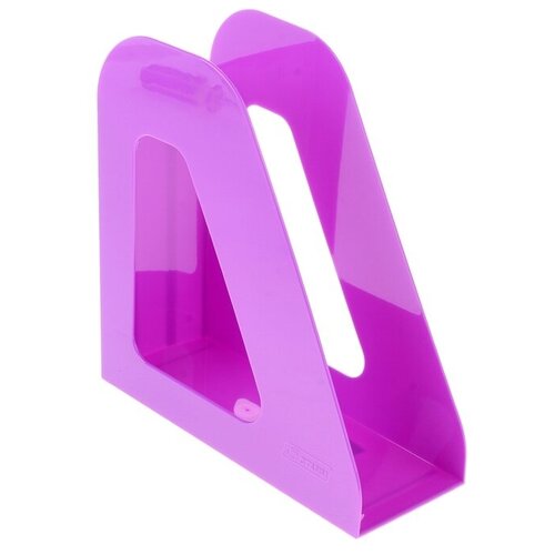 Лоток вертикальный для бумаги СТАММ Фаворит violet
