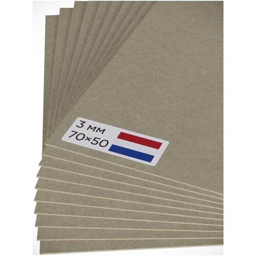 Картон 3мм для скрапбукинга Eska серый 70×50см 1890г ×10 6.615кг