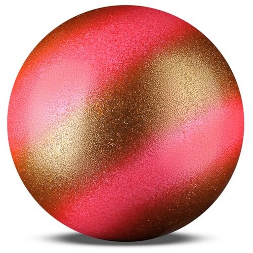 фото Мяч для художественной гимнастики amaya iridescent 400 г tecnocaucho 350520 20 см золото-фуксия