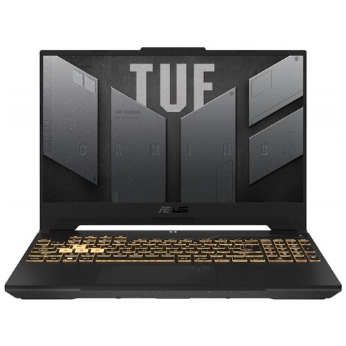 15.6 Ноутбук ASUS TUF Gaming F15 FX507ZM-HN116 1920x1080, Intel Core i7 12700H 2.3 ГГц, RAM 16 ГБ, DDR5, SSD 1 ТБ, NVIDIA GeForce RTX 3060, без ОС, 90NR09A2-M007Z0, jaeger Gray