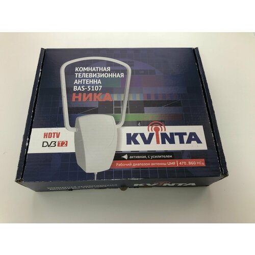 Антенна комнатная BAS-5107 Ника комнатная активная dvb t2 антенна рэмо аргут bas 5136 usb