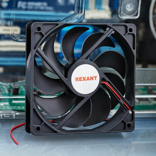 вентилятор rх 4020ms 12vdc rexant 72 5041 68 шт Вентилятор/кулер для корпуса компьютераRХ 12025MS 12 VDC, черный /Rexant