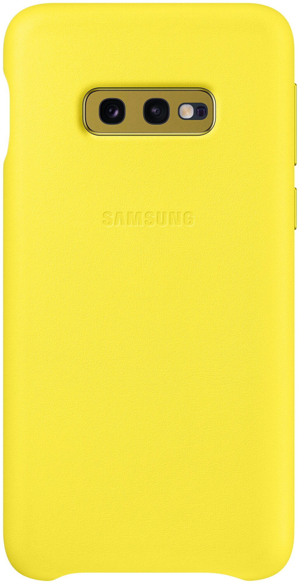 Накладка Samsung Leather Cover для Samsung Galaxy S10e SM-G970 EF-VG970LYEGRU желтая