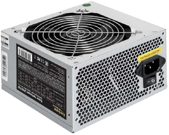 Блок питания ExeGate 700W UNS700 ES261572RUS-PC silver