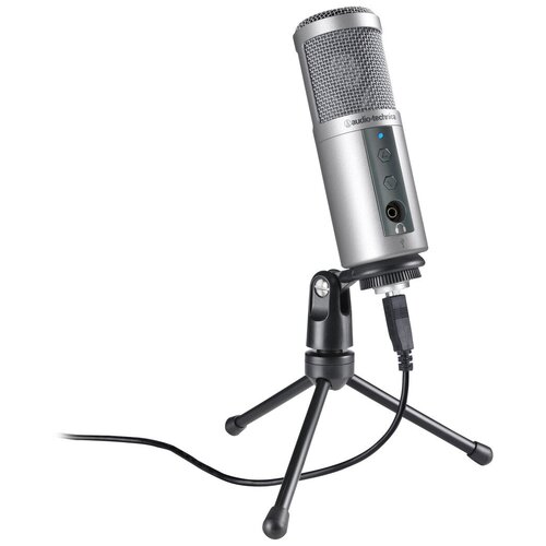 Микрофон проводной Audio-Technica ATR2500-USB разъем USB серебристый 1012500₽