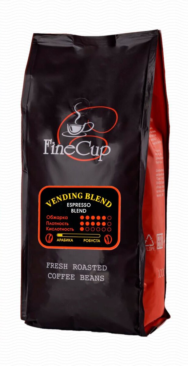 Кофе в зернах Gemma Fine Cup Vending blend 10-90% (10кг) - фотография № 2