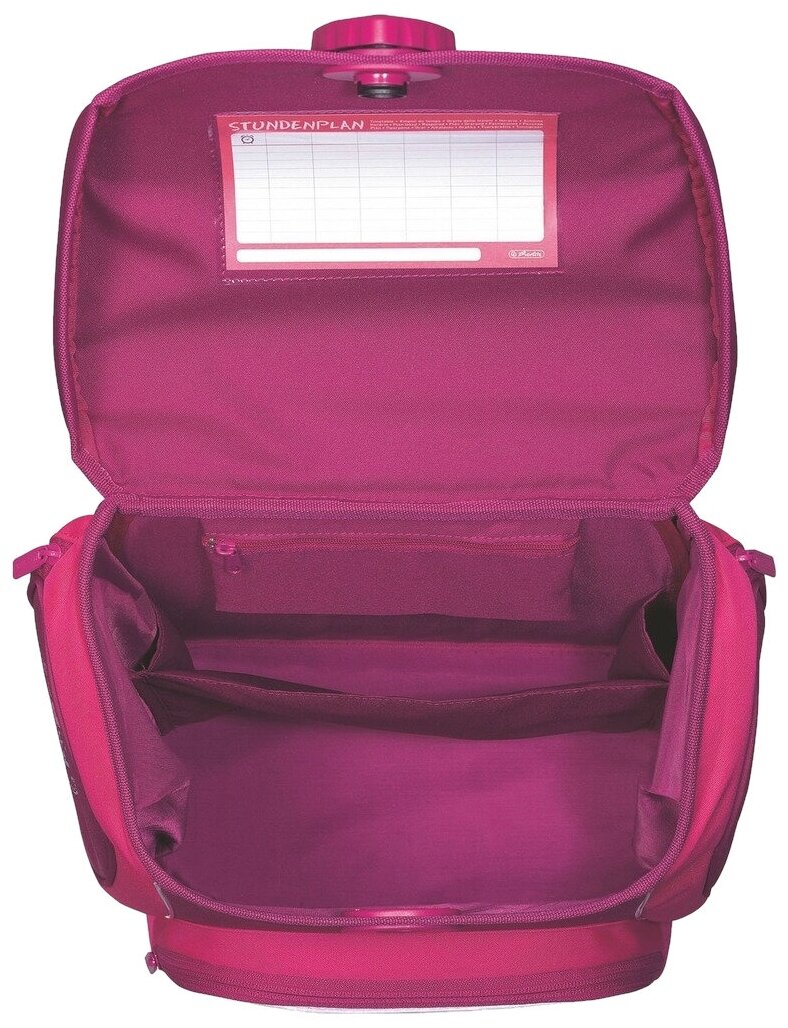 Ранец Herlitz, Sporti Flower Princess без наполнения розовый/бордовый - фото №6