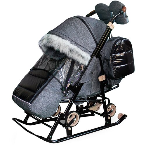 фото Санки-коляска galaxy glory gloss