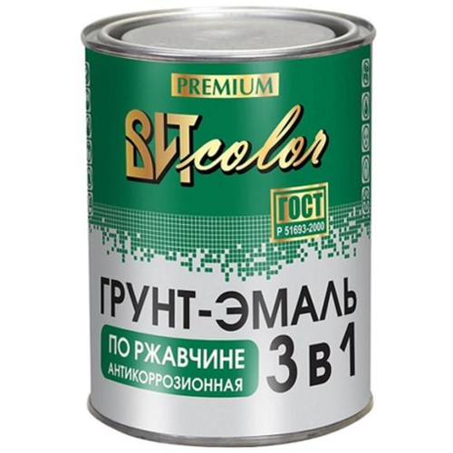 Грунт-эмаль 3в1 по ржавчине 0,8кг черная ВИТcolor