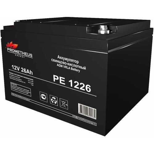 Батарея для ИБП Prometheus Energy PE 1226 12В 26Ач аккумуляторная батарея для ибп prometheus energy pe 1205l 12в 5ач