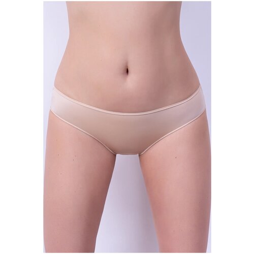 фото Milavitsa трусы слипы со средней посадкой и кружевными вставками classic, размер 94, нюд