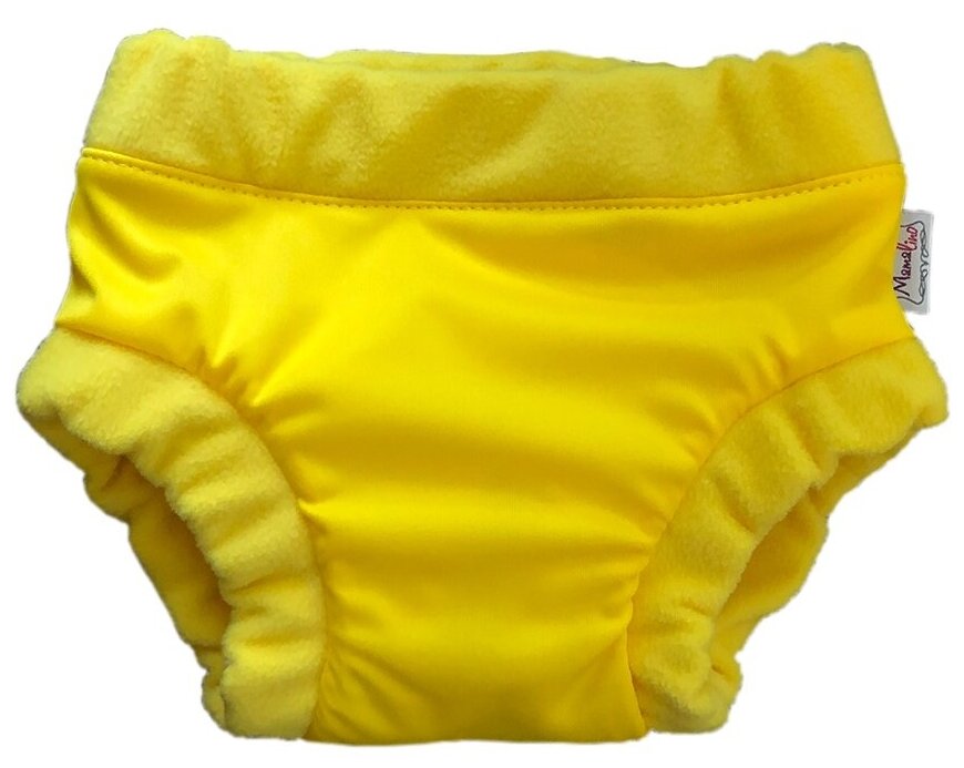Трусики многоразовые для плавания, жёлтые, размер L + мешочек