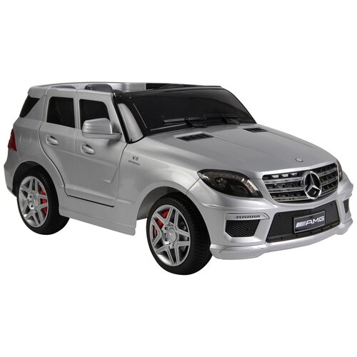 RT ML63 Электромобиль Mercedes-Bens AMG 12V R/C silver с резиновыми колесами