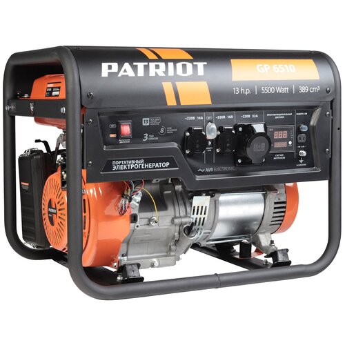 Бензиновый генератор PATRIOT GP 6510, (5500 Вт)