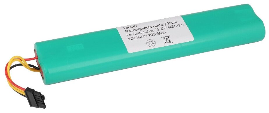 Аккумулятор для робота-пылесоса Neato Botvac 70e, 75, 80, 85. 12V 2000mAh Ni-MH. PN: 945-0129.