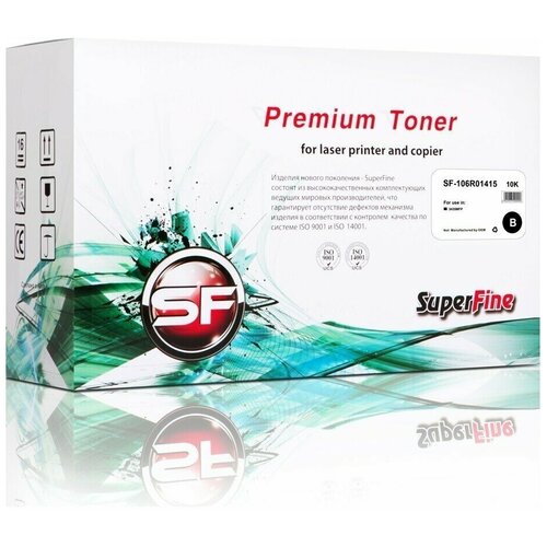 superfine sf kxfad84a 10000 стр черный Картридж SuperFine SF-106R01415, 10000 стр, черный