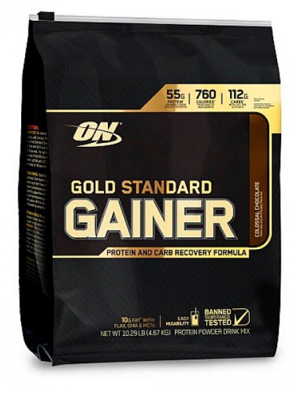 Гейнеры для спорсменов Optimum Nutrition Gold Standard Gainer 10,29 lb Colossal Chocolate