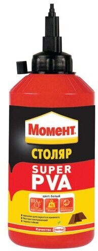 Клей ПВА Момент Столяр Super PVA, 750 г