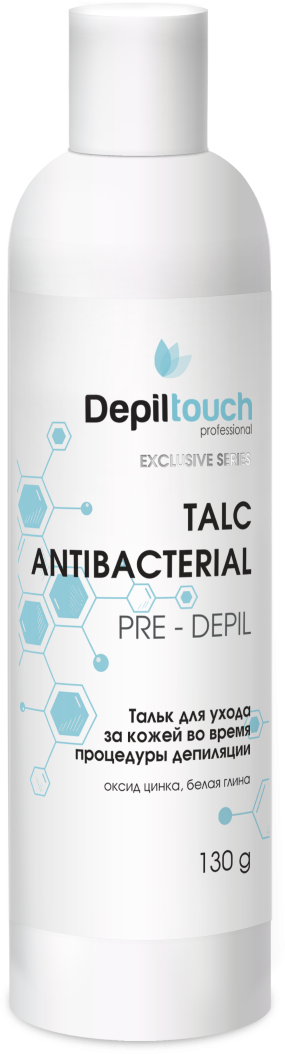 Тальк антибактериальный Depiltouch Exclusive series, 130 гр