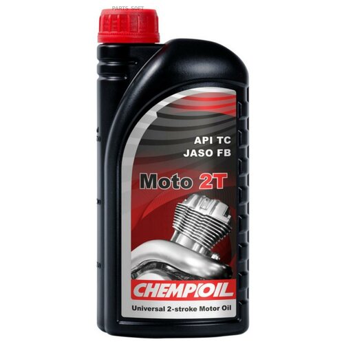 Минеральное моторное масло CHEMPIOIL Moto 2T, 1 л