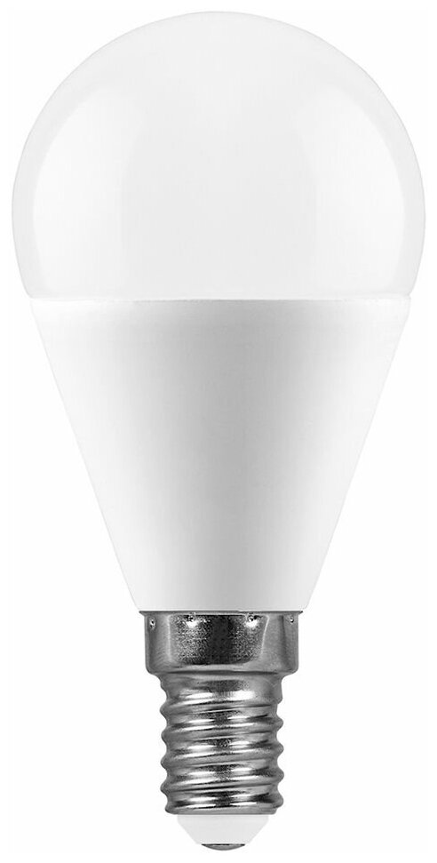 Лампа светодиодная LB-750 Шарик E14 11W 4000K, FERON 25947 (1 шт.)