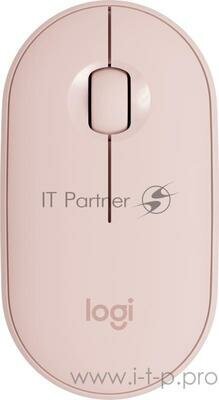 Мышь Logitech Wireless Mouse Pebble M350 Rose 910-005717 .