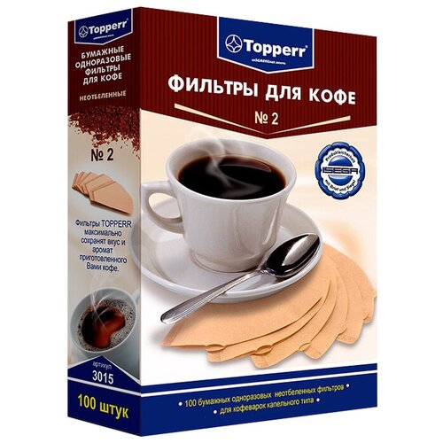 одноразовые фильтры для капельной кофеварки Topperr 3015 Фильтр для кофеварок