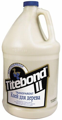 Клей для дерева Titebond II столярный влагостойкий прозрачный 3.8 л TB1126