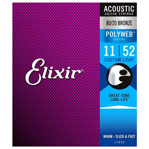 ELIXIR 11025 Струны для акустической гитары elixir 11025 струны для акустической гитары