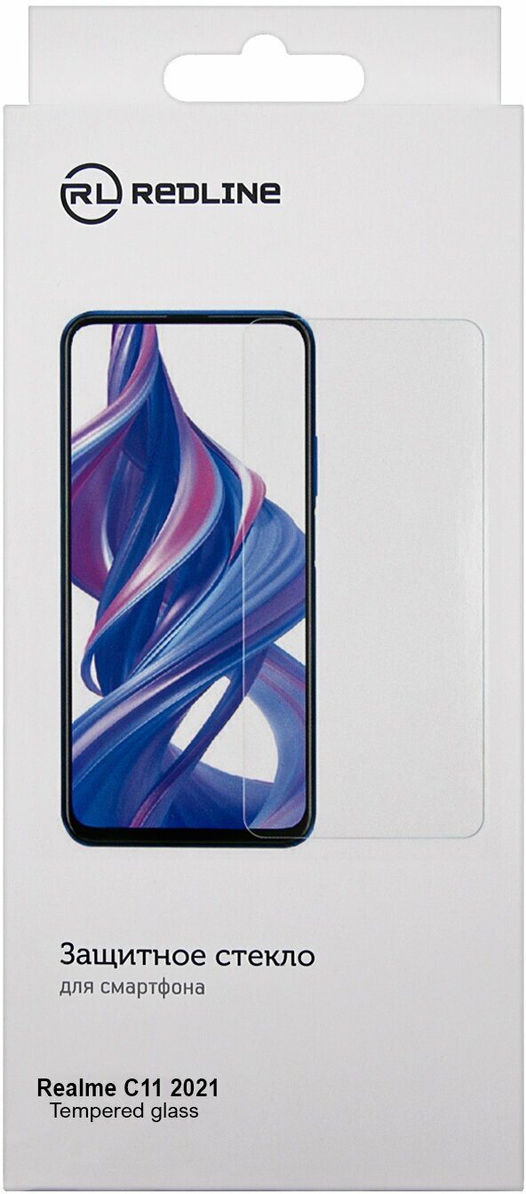 Защитный экран Red Line для Realme C11 2021 Tempered Glass УТ000026468 - фото №6