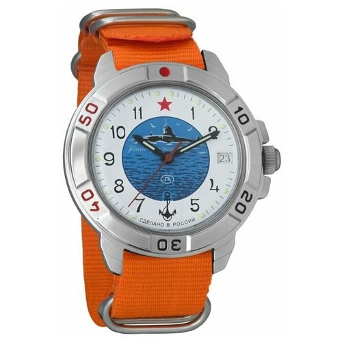 Наручные часы Восток Командирские, оранжевый наручные часы восток 431055