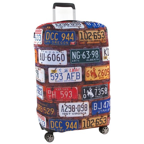 фото Чехол для чемодана ratel travel license plates m, разноцветный