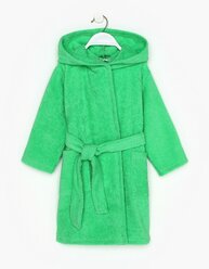 Халат махровый детский, размер 36, цвет зелёный, 320 г/м2, хлопок 100% с AIRO