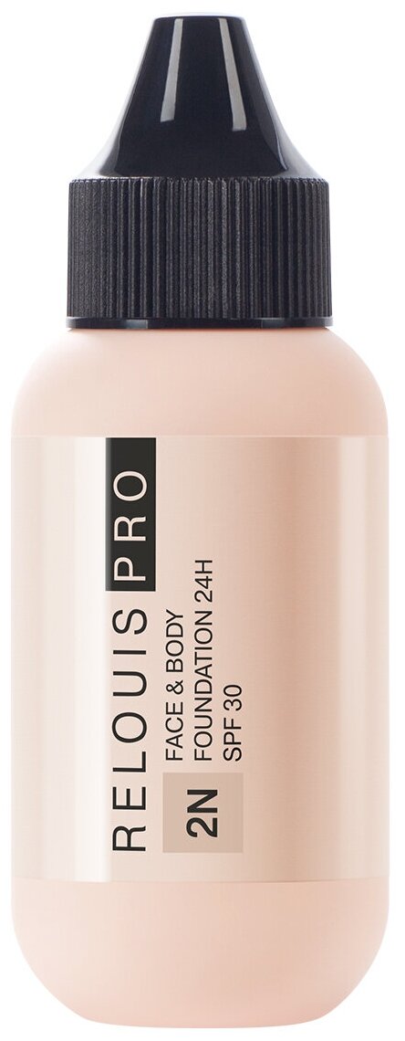 Тональный крем "PRO Face&Body Foundation 24H" SPF30 тон: : 2N средний нейтральный Relouis