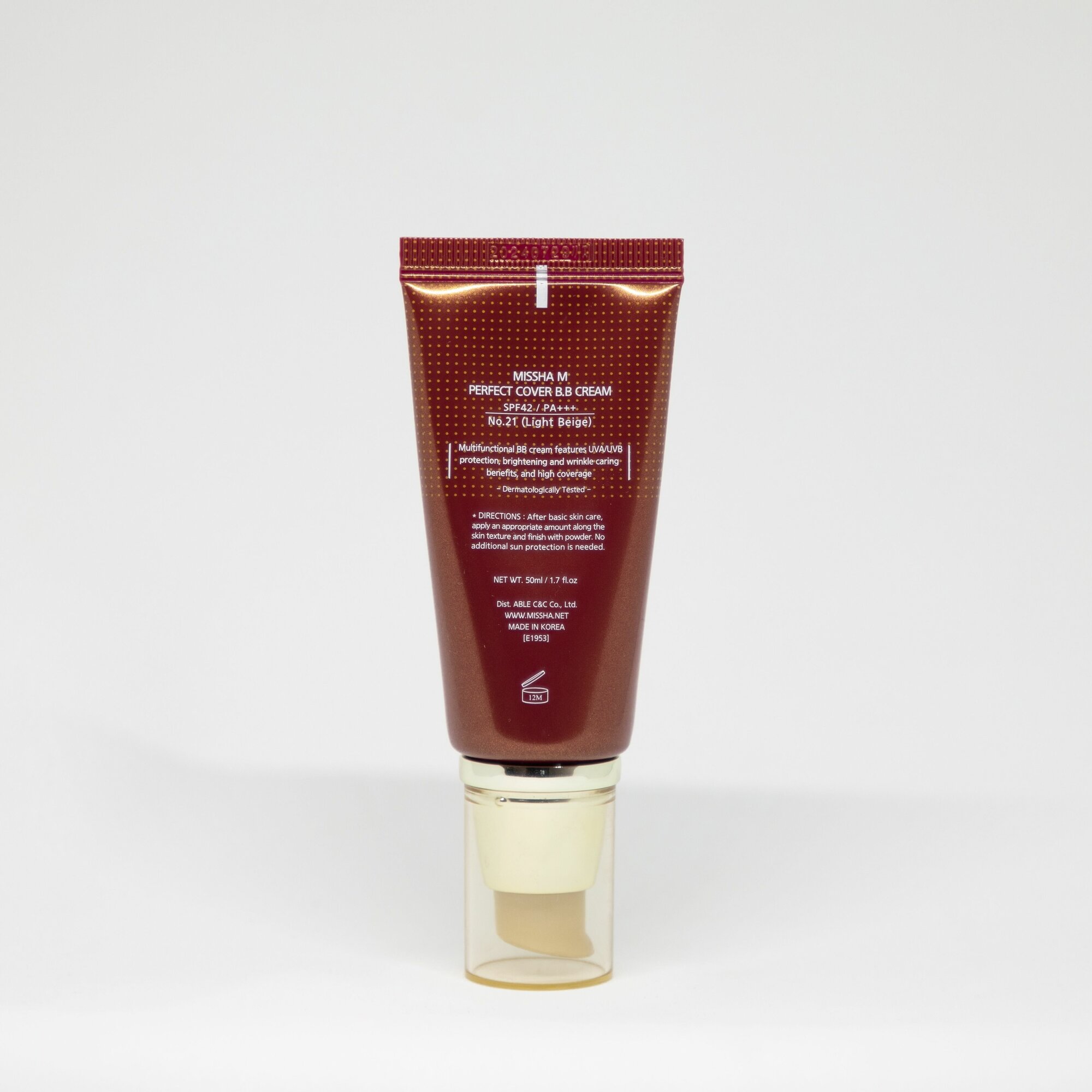 Тональный крем MISSHA M Perfect Cover BB Cream SPF42/PA+++ (No.13/Bright Beige) 50ml - фото №19