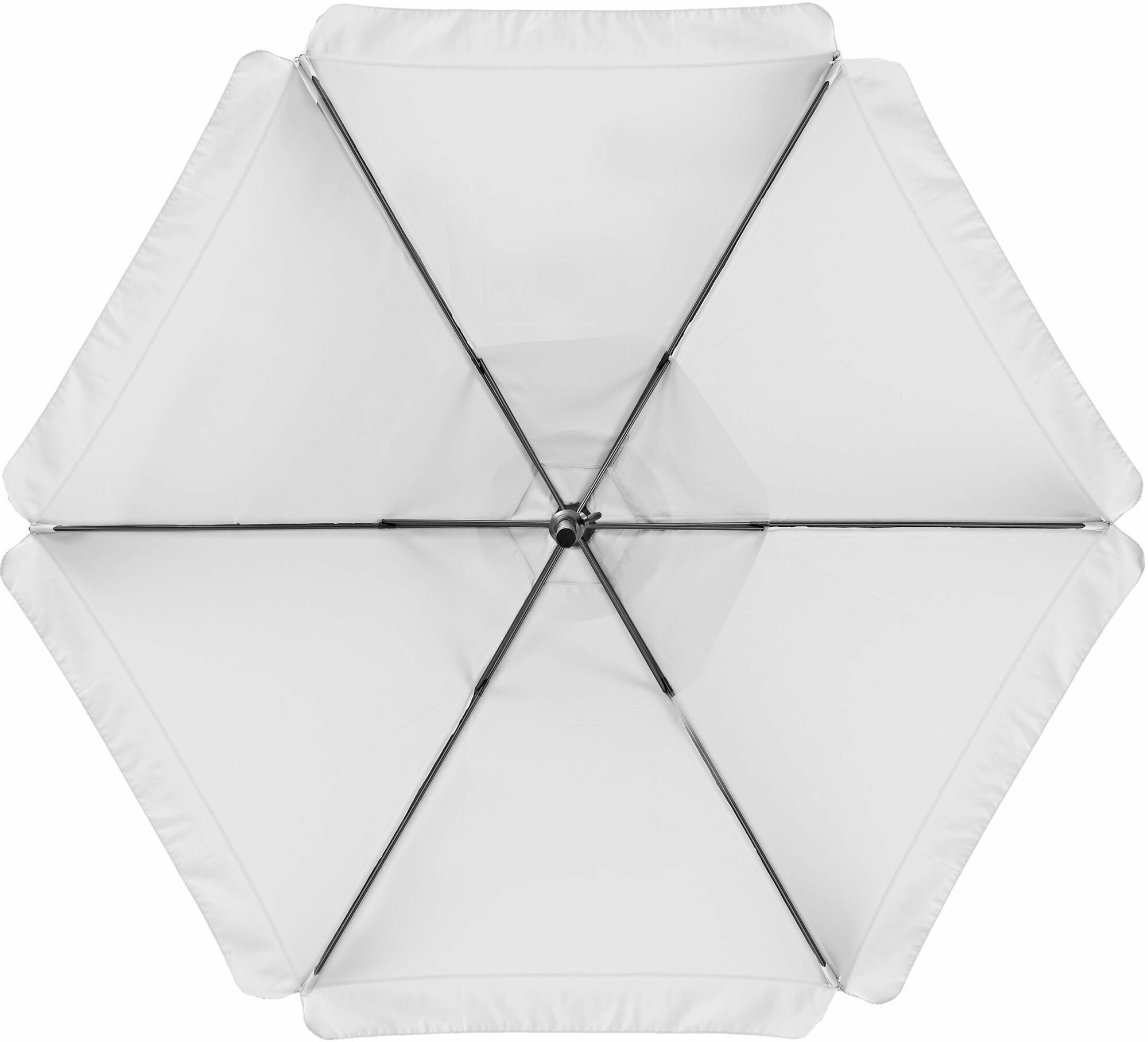 Зонт садовый, D-300 см, цвет белый - фотография № 8