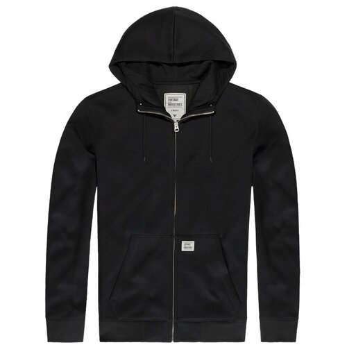 Толстовка Vintage Industries, силуэт прямой, средней длины, размер 56, черный