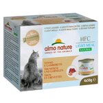 Влажный корм для кошек Almo Nature HFC Natural Light Meal, с тунцом, с креветками - изображение