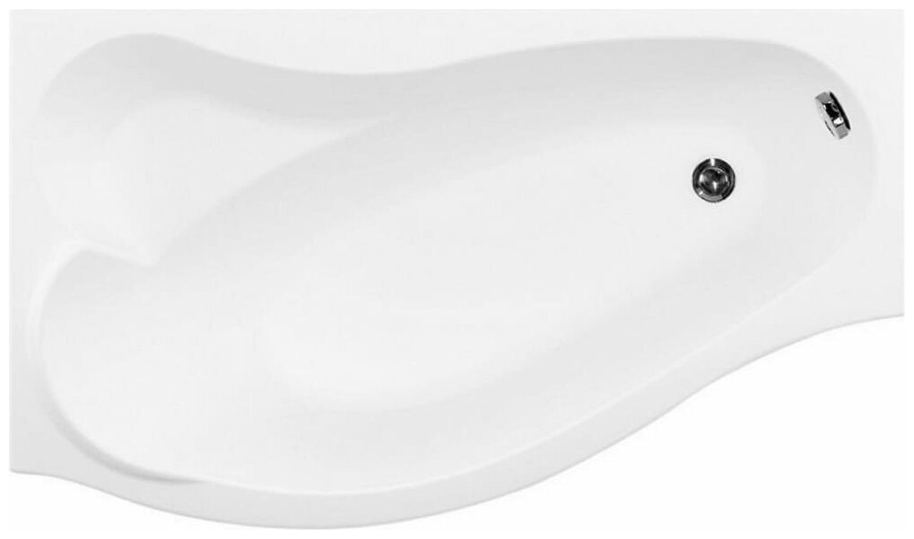 Акриловая ванна Aquanet Palma 170x90 L 205737 с каркасом, цвет Белый.