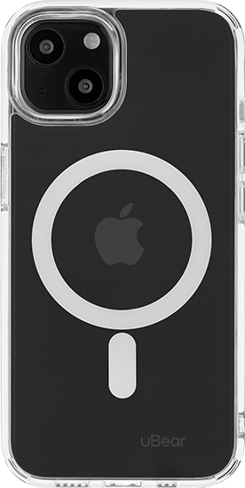 Чехол-накладка uBear Real Mag Case для iPhone 13, поликарбонат, прозрачный