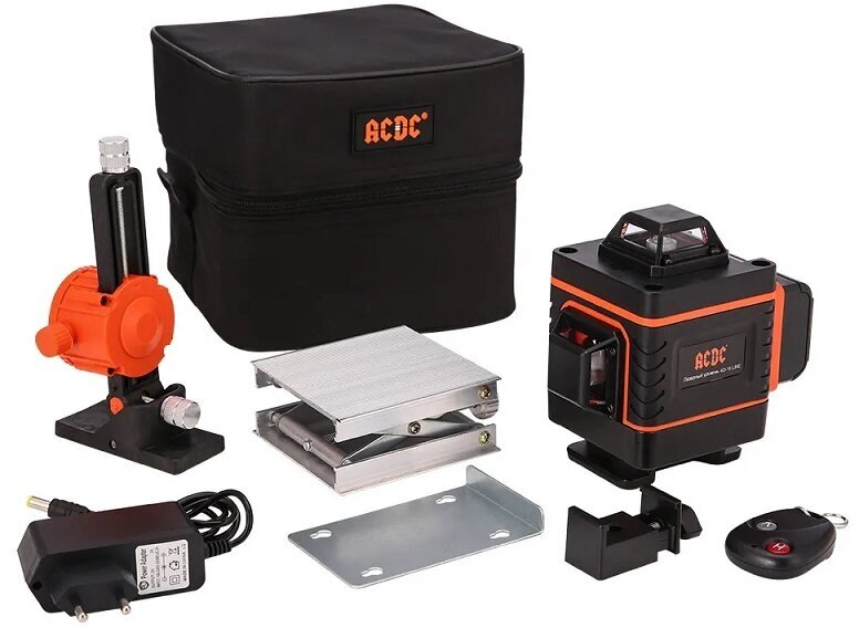 фото Лазерный уровень ACDC: Зеленый 16 лучей с пультом. NL-4816G E0048