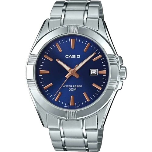 Наручные часы CASIO Collection MTP-1308D-2A, синий наручные часы casio mtp b310m 2a серебряный