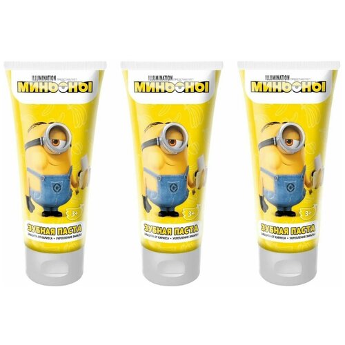 Гадкий Я Зубная паста Банан 60гр, 3 уп