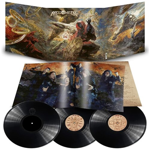 Виниловая пластинка. Helloween. Helloween. Black in gatefold incl. Hologram (3 LP)