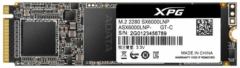 Накопитель SSD A-Data PCI-E x 128Gb ASX6000LNP-128GT-C XPG SX6000 Lite M.2 2280