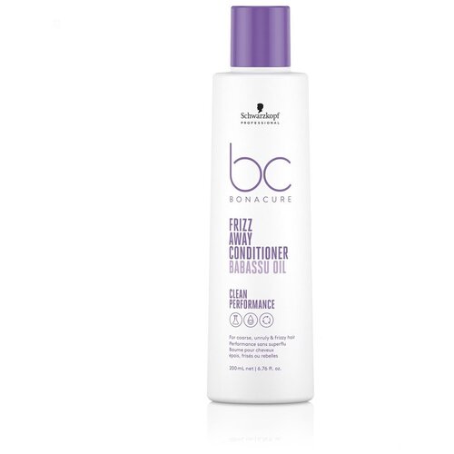 Schwarzkopf Professional, Bonacure, Frizz Away, Кондиционер для гладкости непослушных волос, 200 мл